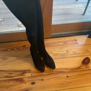 Over the knee boots.